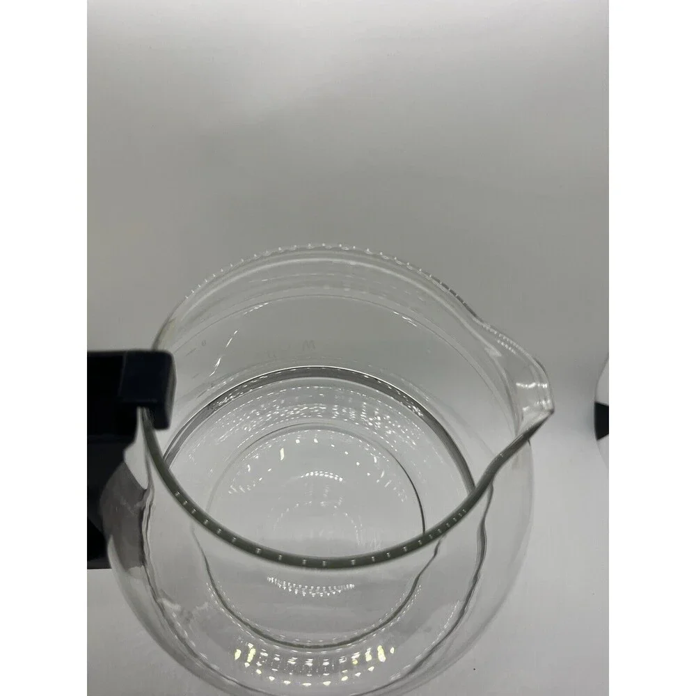 Mr. Coffee 12 Cup Replacement Decanter Carafe Clear Black